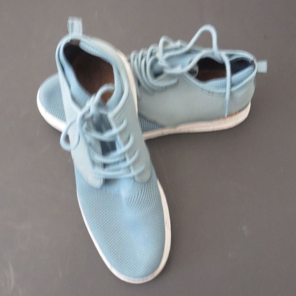Saola Semnoz II Eco-Friendly Knit Sneaker Blue Women's Size 9.5 EUC - Picture 2 of 14
